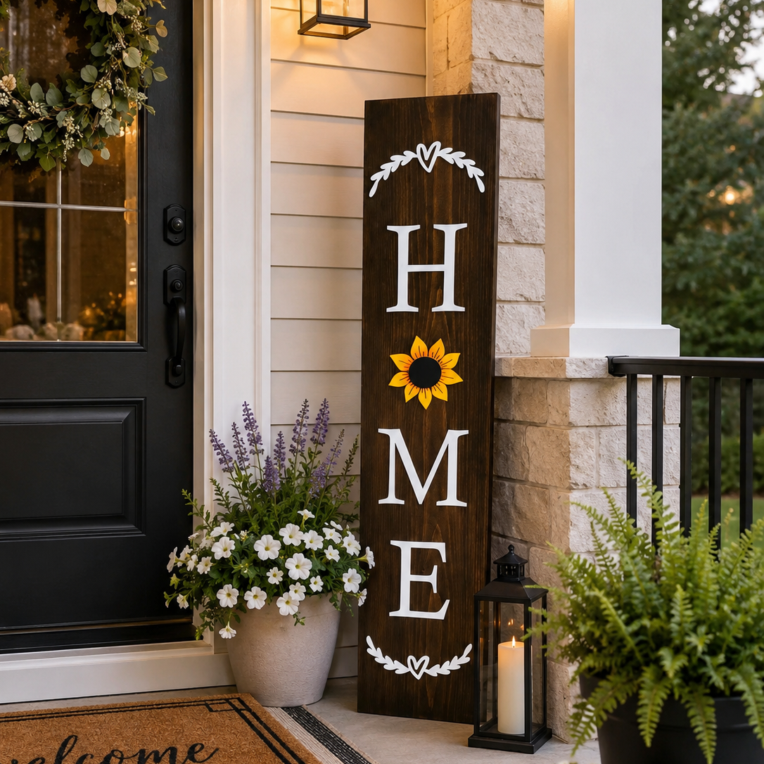 Interchangeable 4' Tall Home Sign