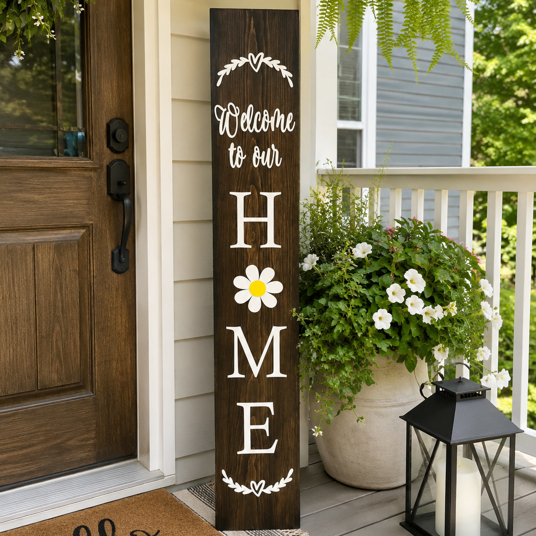 Daisy Insert for Tall Welcome Sign