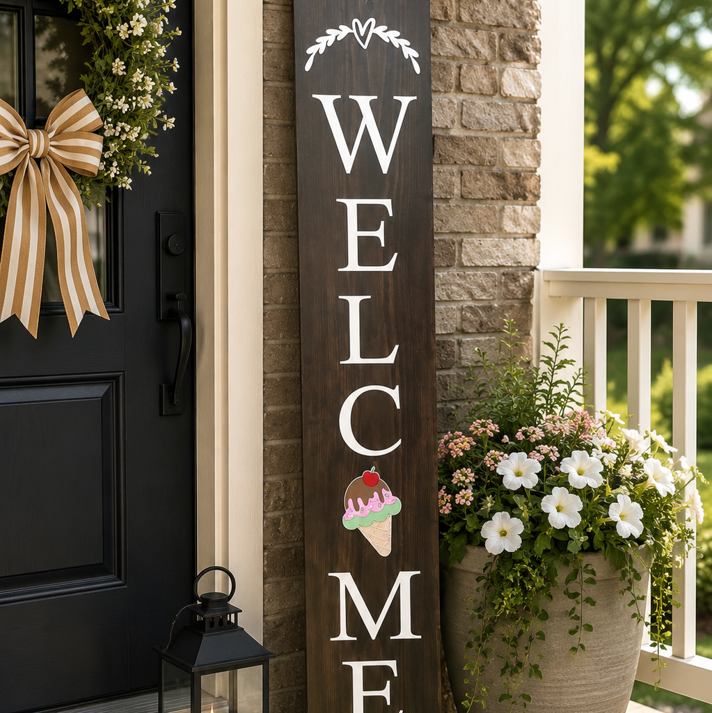 Ice Cream Insert for 5' Tall Welcome Sign