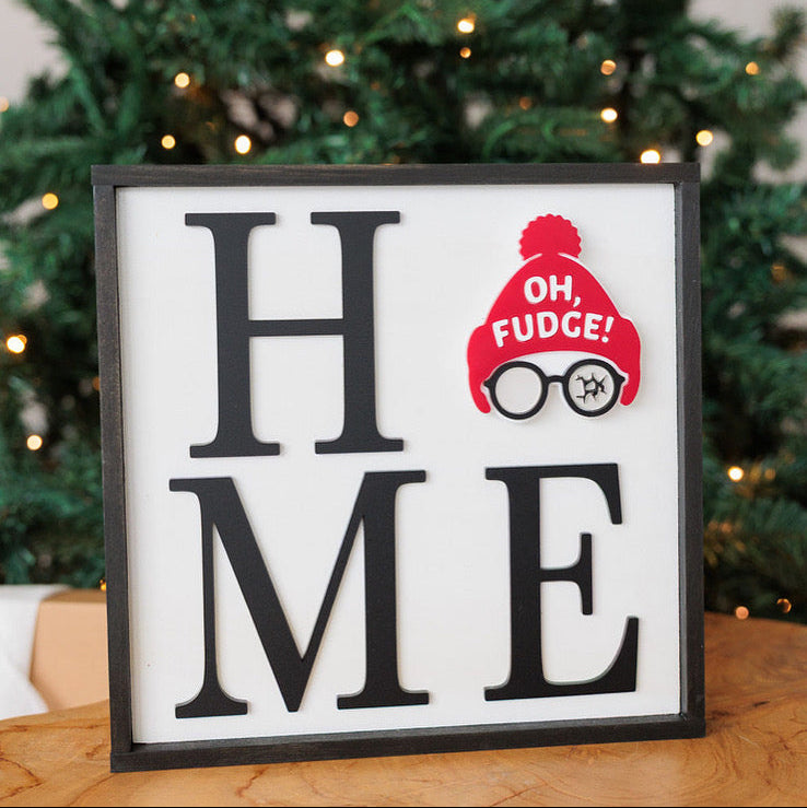 Oh Fudge! Insert For ROUND Welcome Sign