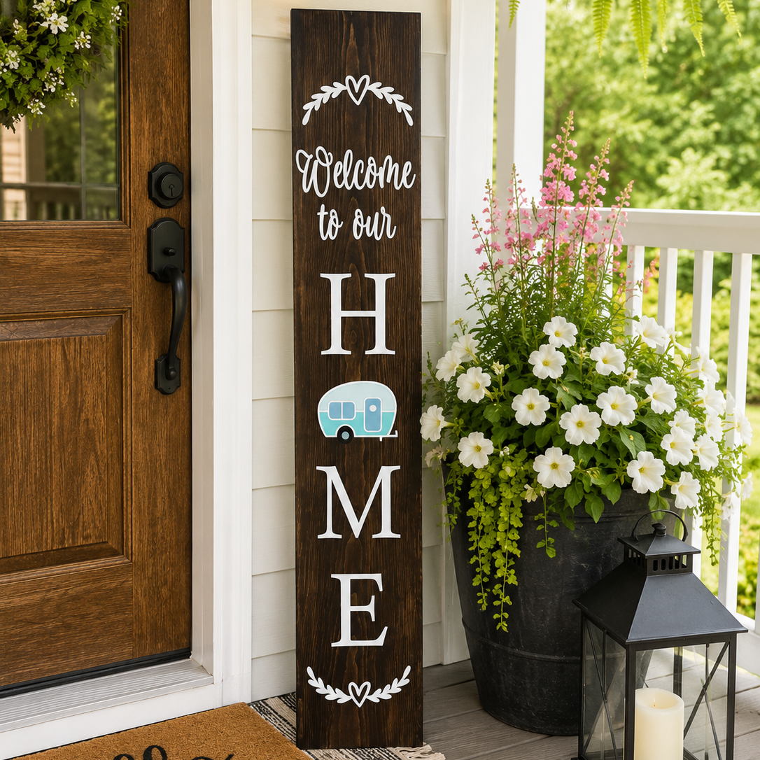 Camper Insert for 5' Tall Welcome Sign
