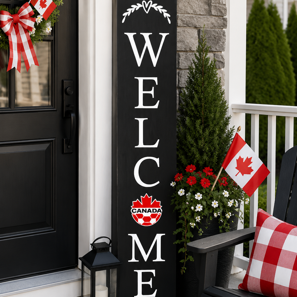 Canada Soccer Insert for 5' Tall Welcome Sign