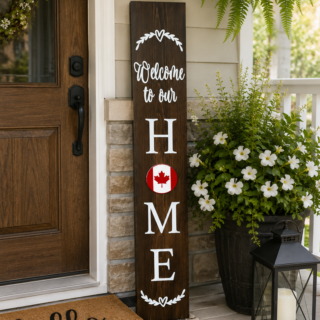 Canada Day Flag Insert for 5' Tall Welcome Sign