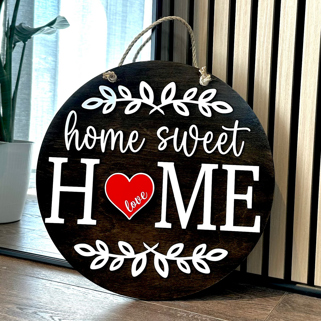 Love Heart Insert For ROUND Welcome Sign