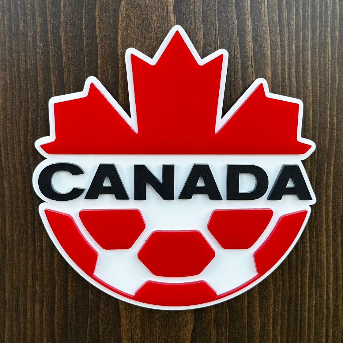 Canada Soccer Insert for 5' Tall Welcome Sign