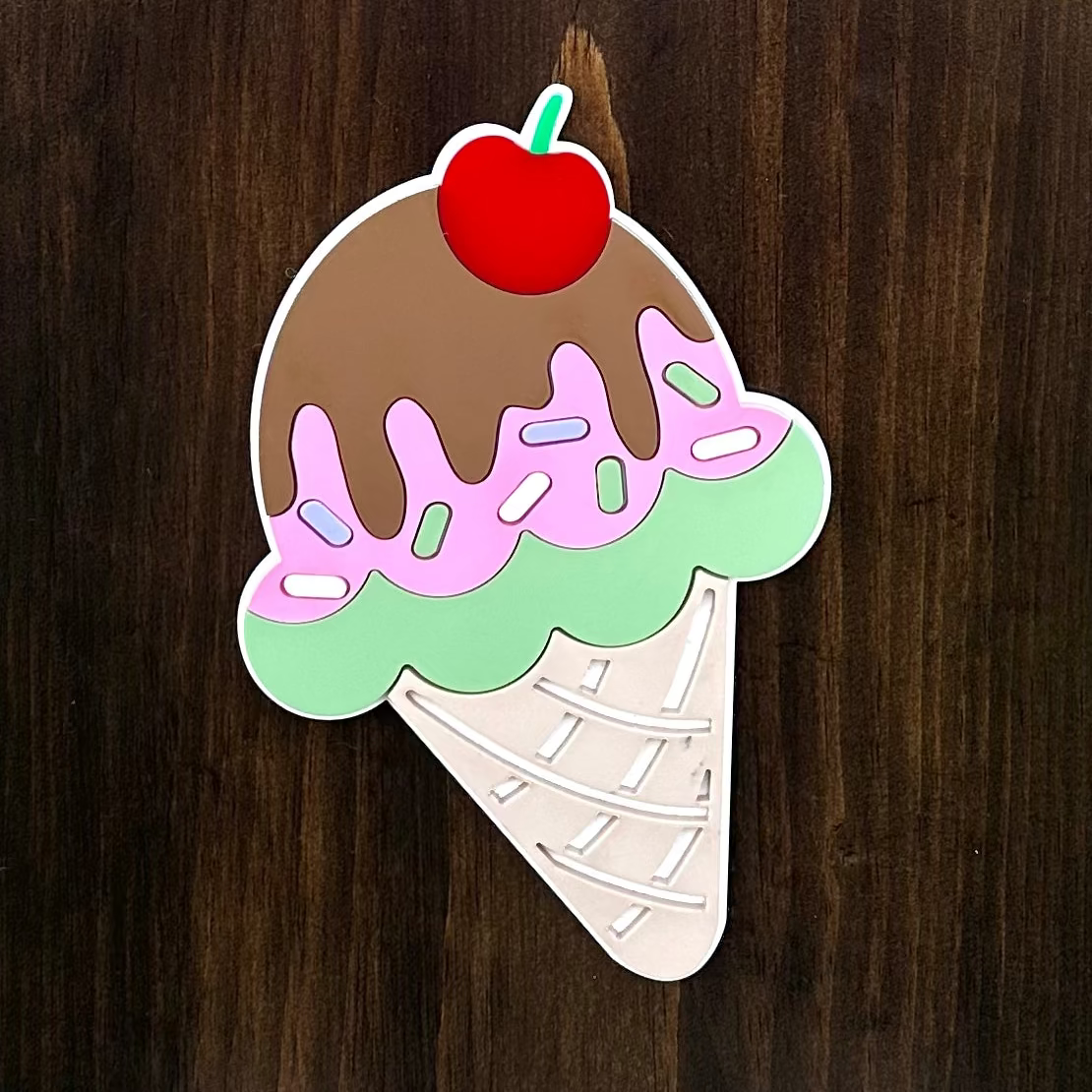Ice Cream Insert for 5' Tall Welcome Sign
