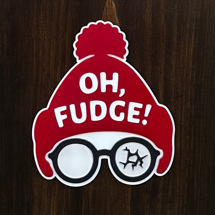 Oh Fudge Insert for 5' Tall Welcome Sign