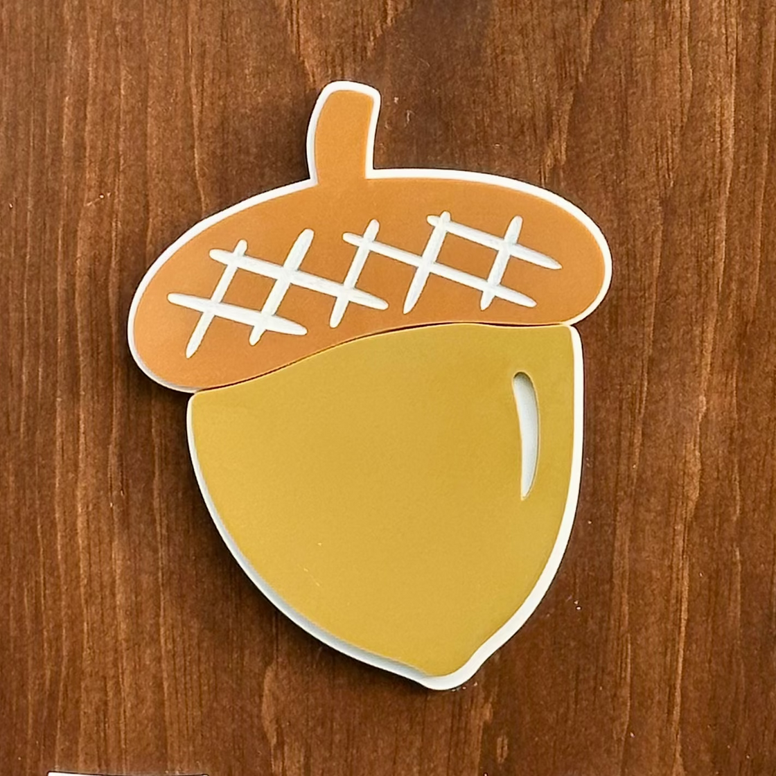 Acorn Insert for 5' Tall Welcome Sign