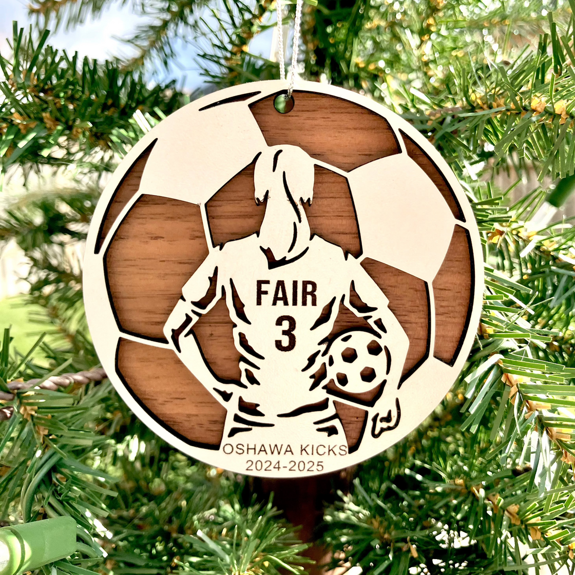 Soccer Ornament (Version 2)