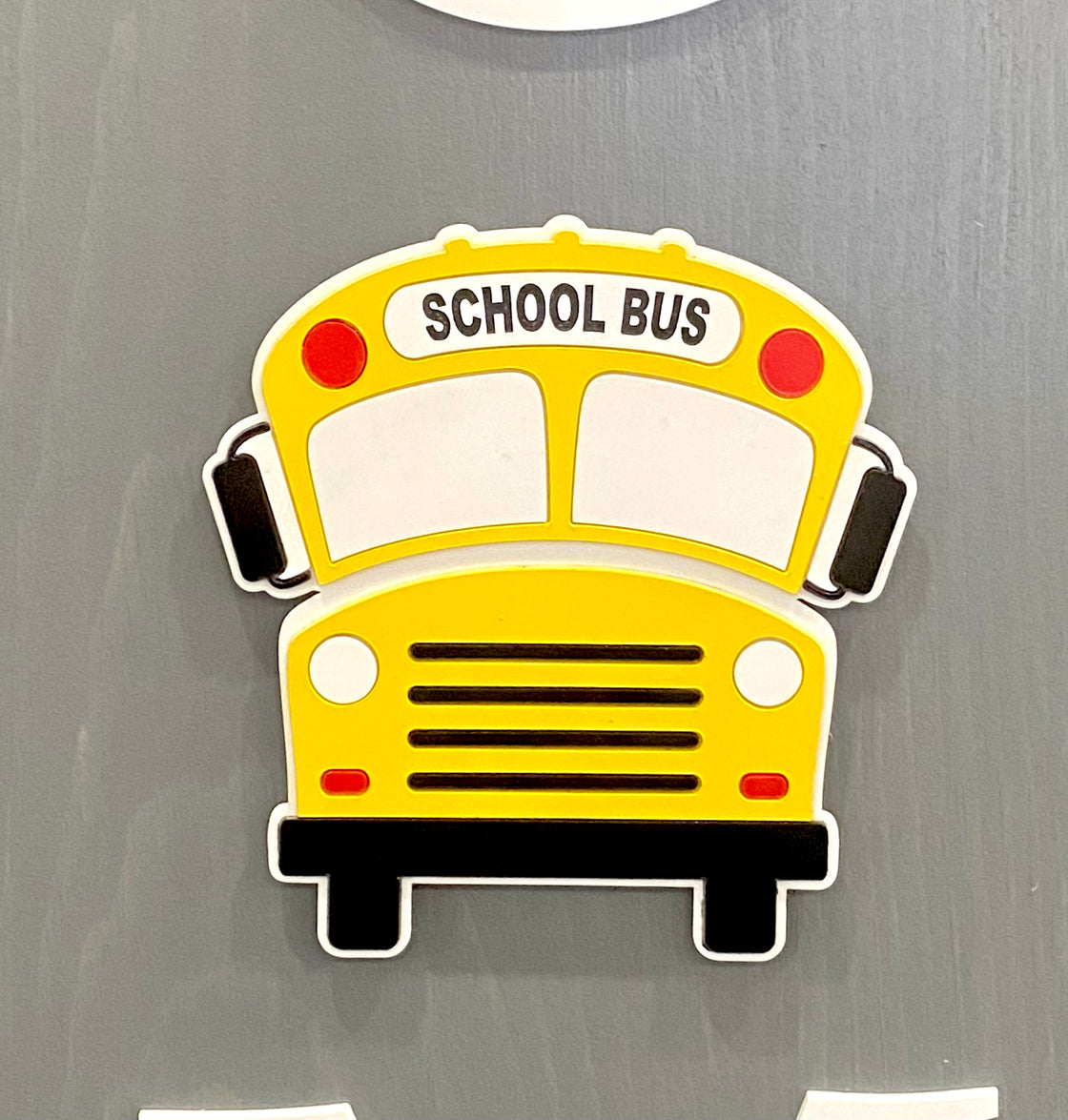 School Bus Insert for Welcome Sign