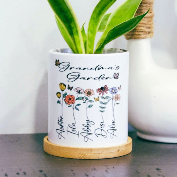 grandma's garden plant pot Grandma's Garden Flower Pot – theresasignforthat