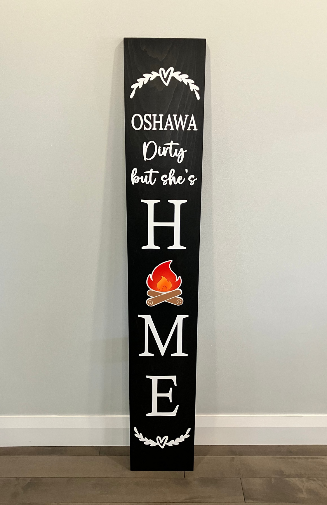 Camp Fire Insert for Welcome Sign