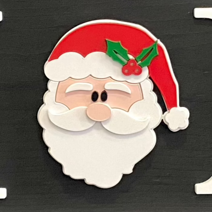 Santa Insert For ROUND Welcome Sign