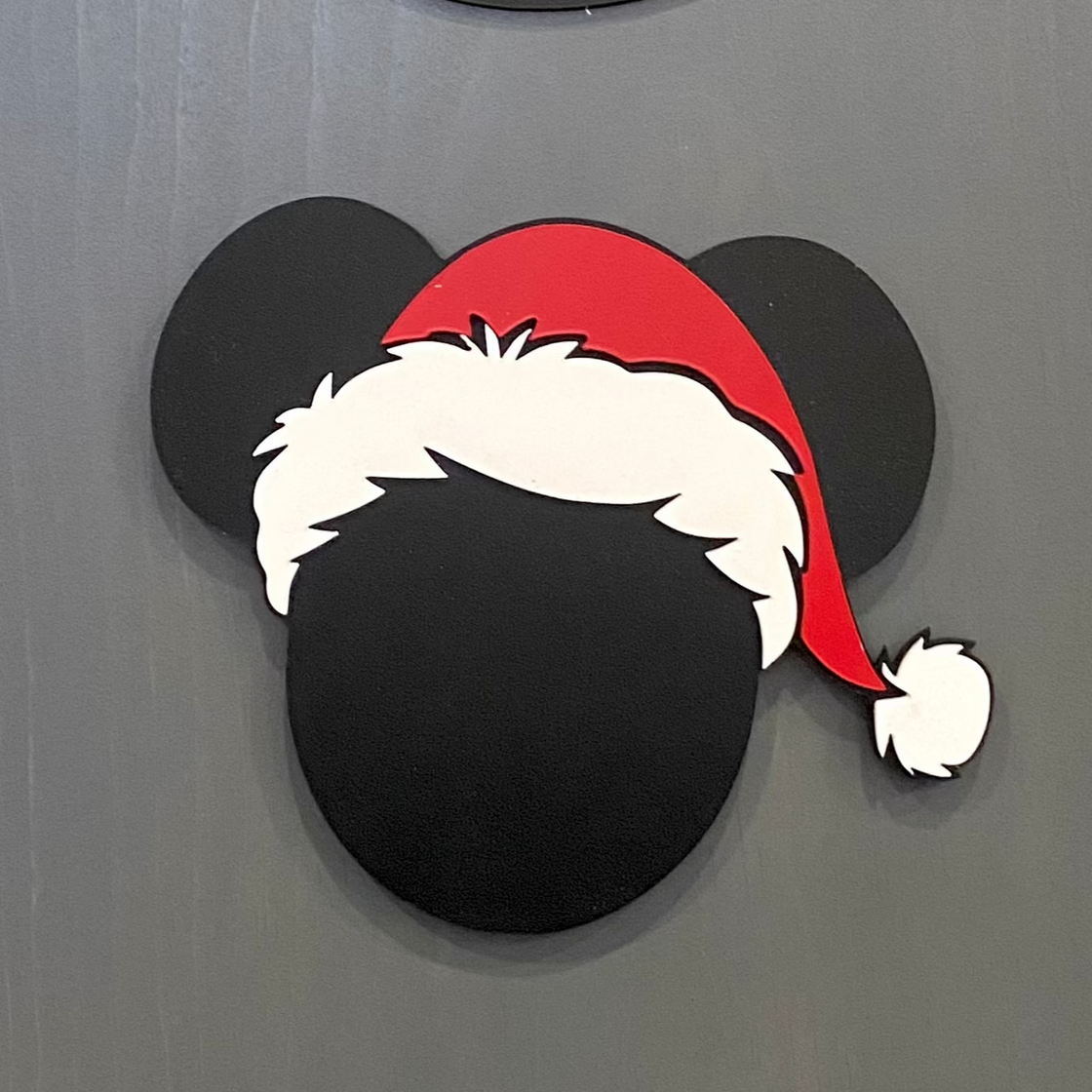 Santa Mickey Insert for 5' Tall Welcome Sign