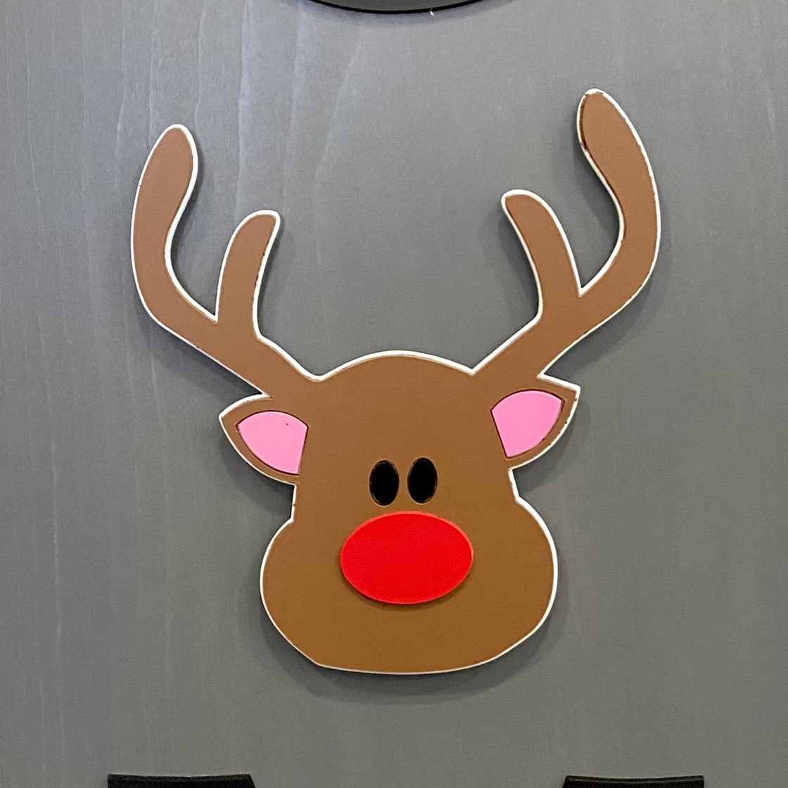 Reindeer Insert for 5' Tall Welcome Sign