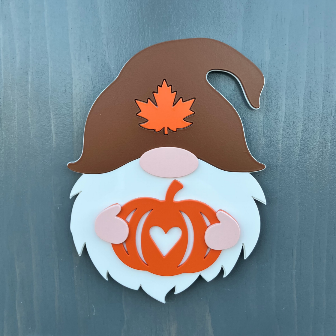 Fall Gnome Insert  for Welcome Sign