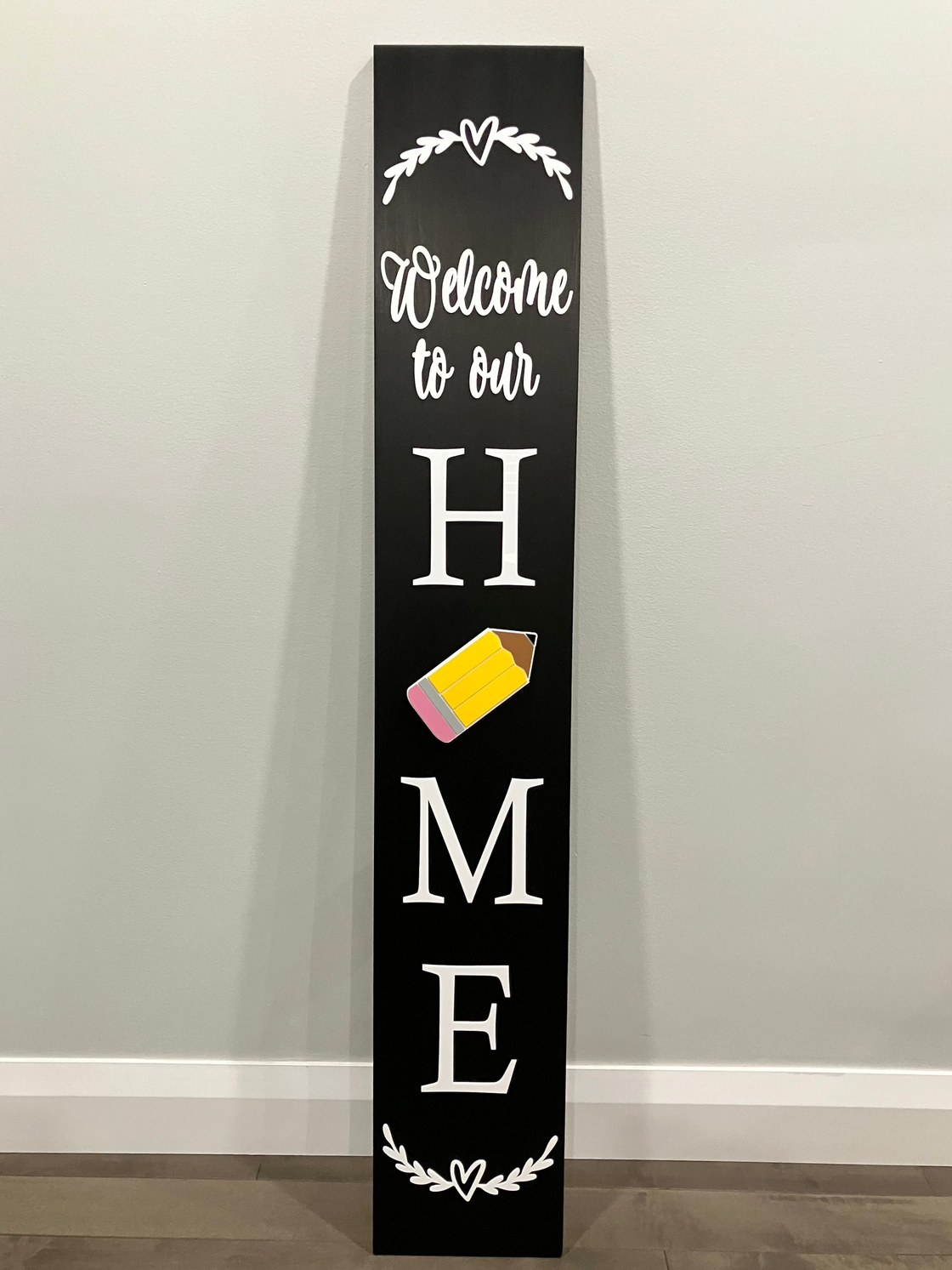 Pencil Insert for Tall Welcome Sign