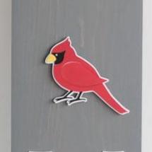 Cardinal Insert for Tall Welcome Sign