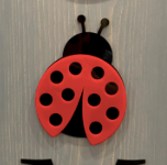 Lady Bug Insert for Welcome Sign