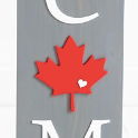 Canada Day Leaf Insert for Welcome Sign