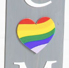 Pride Heart Insert for Welcome Sign