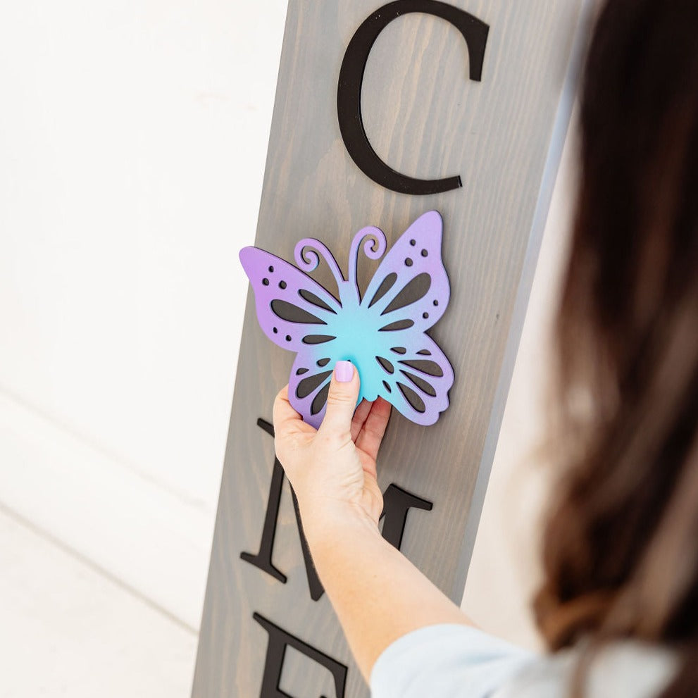 Butterfly Insert for Welcome Sign