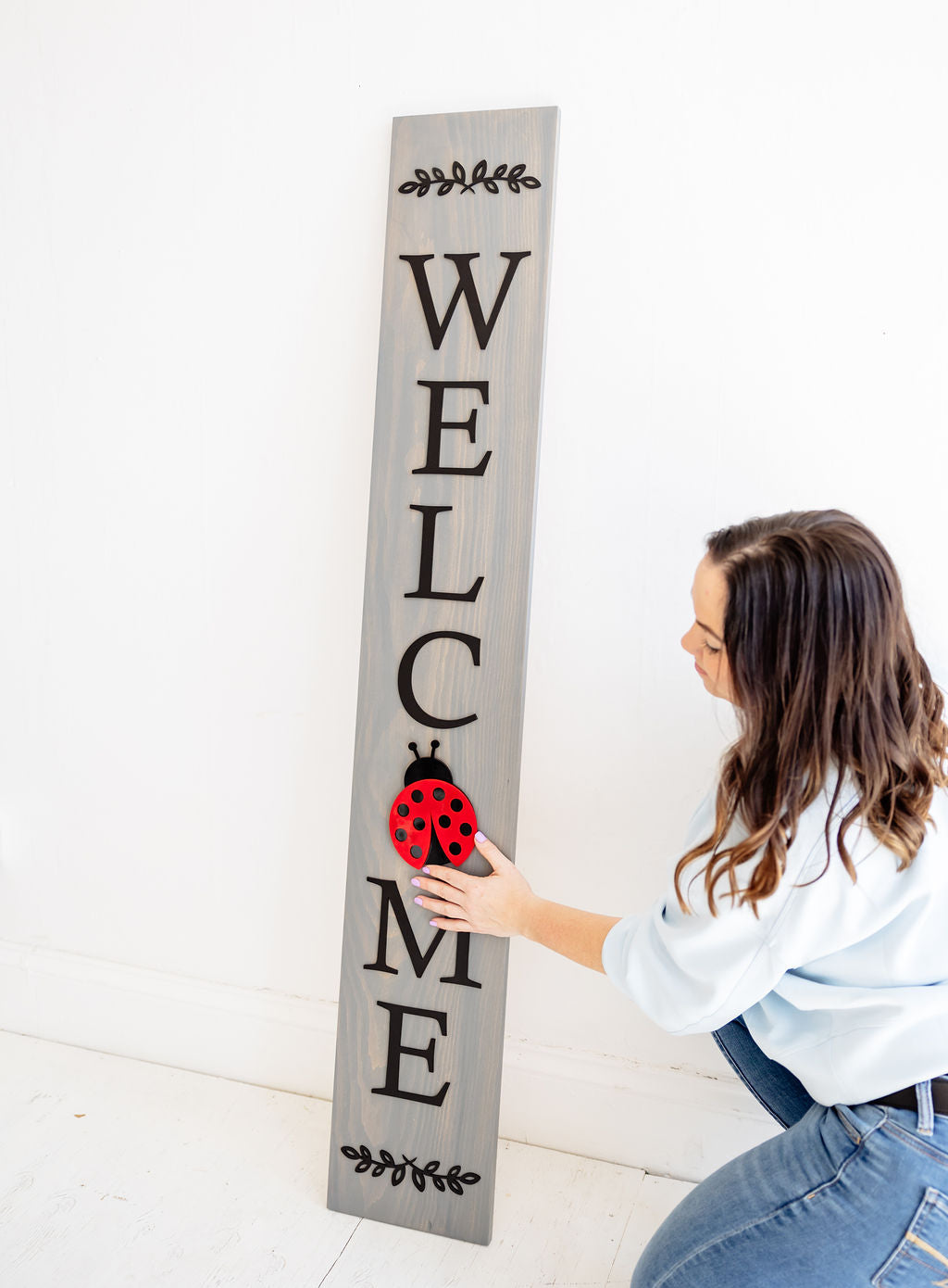 Lady Bug Insert for Welcome Sign