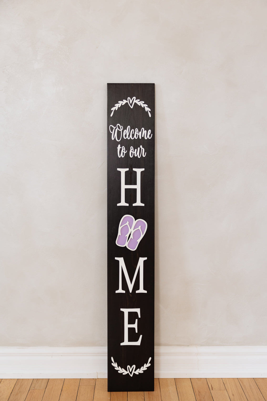 Interchangeable Welcome To Our Home Sign