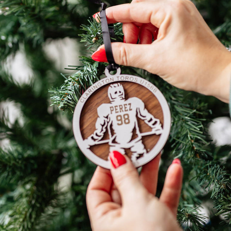 Hockey Player Ornament