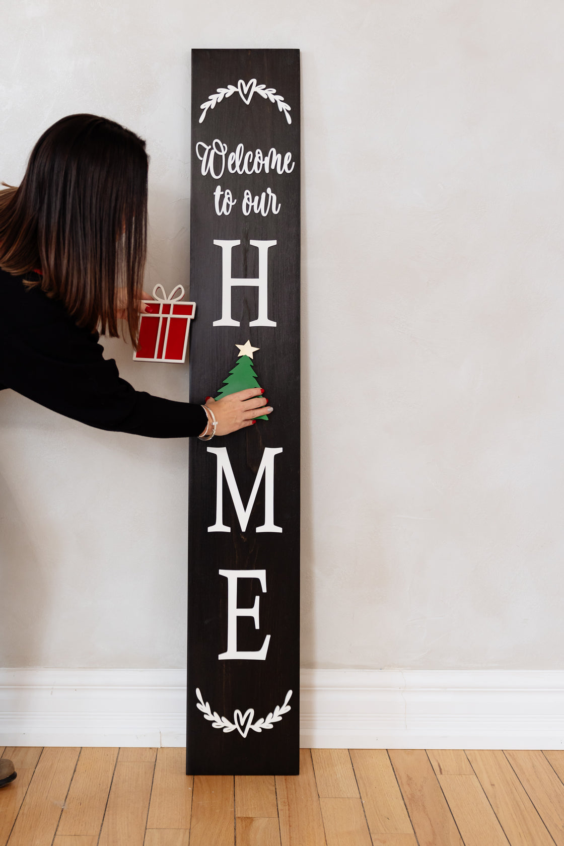 Interchangeable Welcome To Our Home Sign