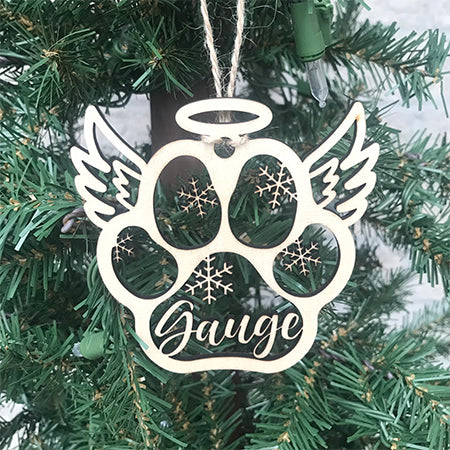 Dog Memorial Ornament Style #1