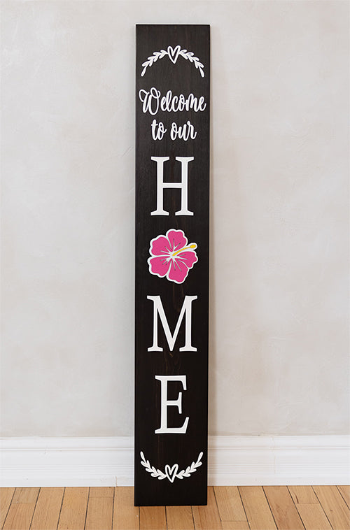 Hibiscus Flower Insert for Welcome Sign