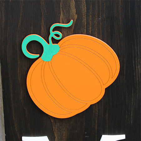 Pumpkin Insert for Welcome Sign