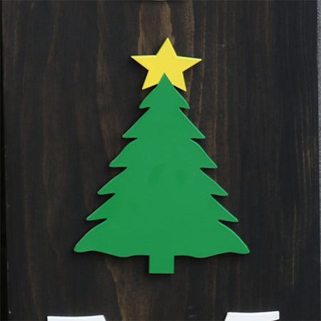 Christmas Tree Insert for Welcome Sign